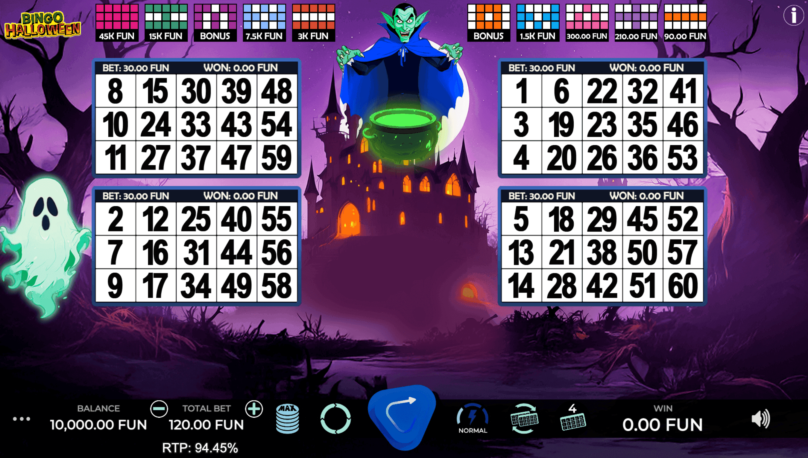 Bingo halloween