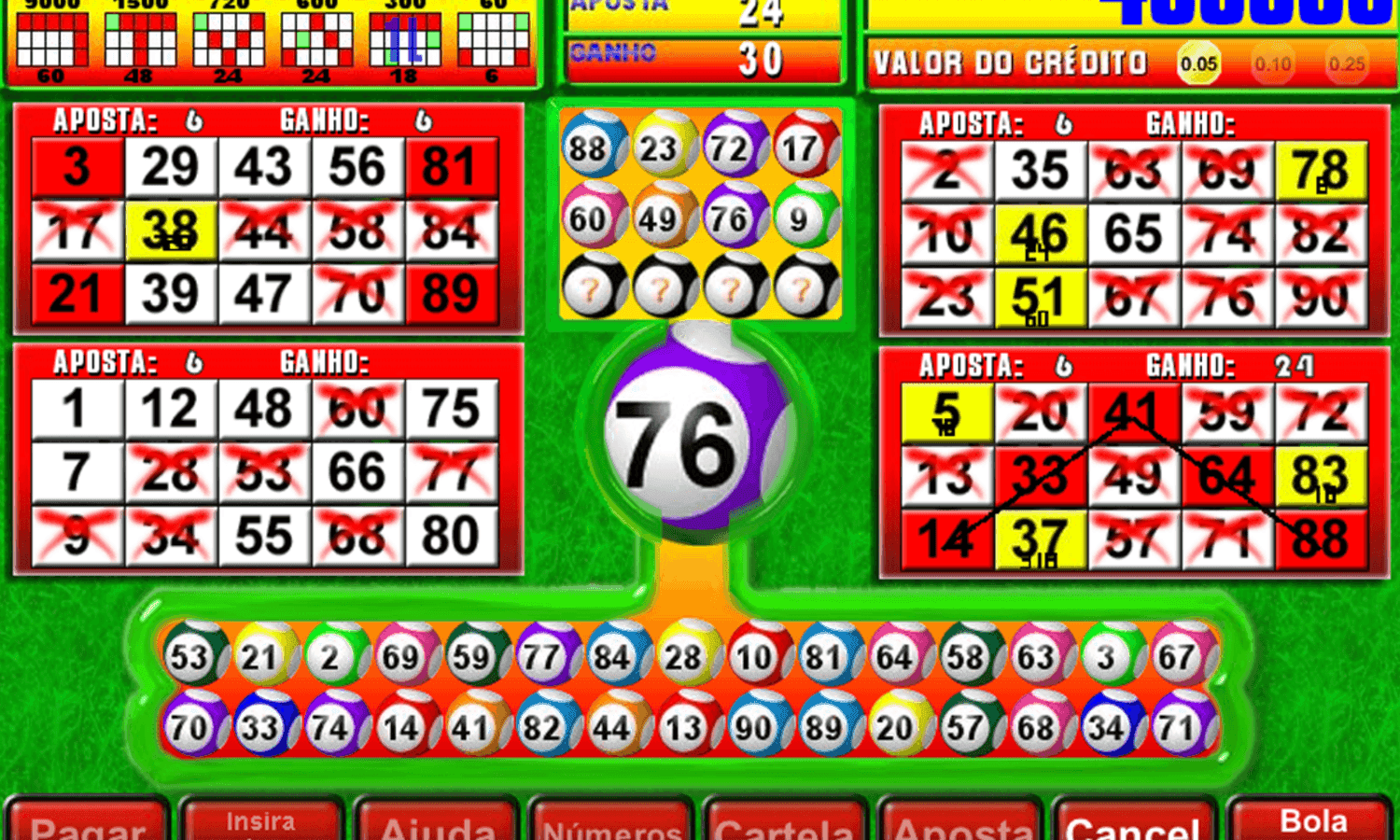 Turbo H Bingo