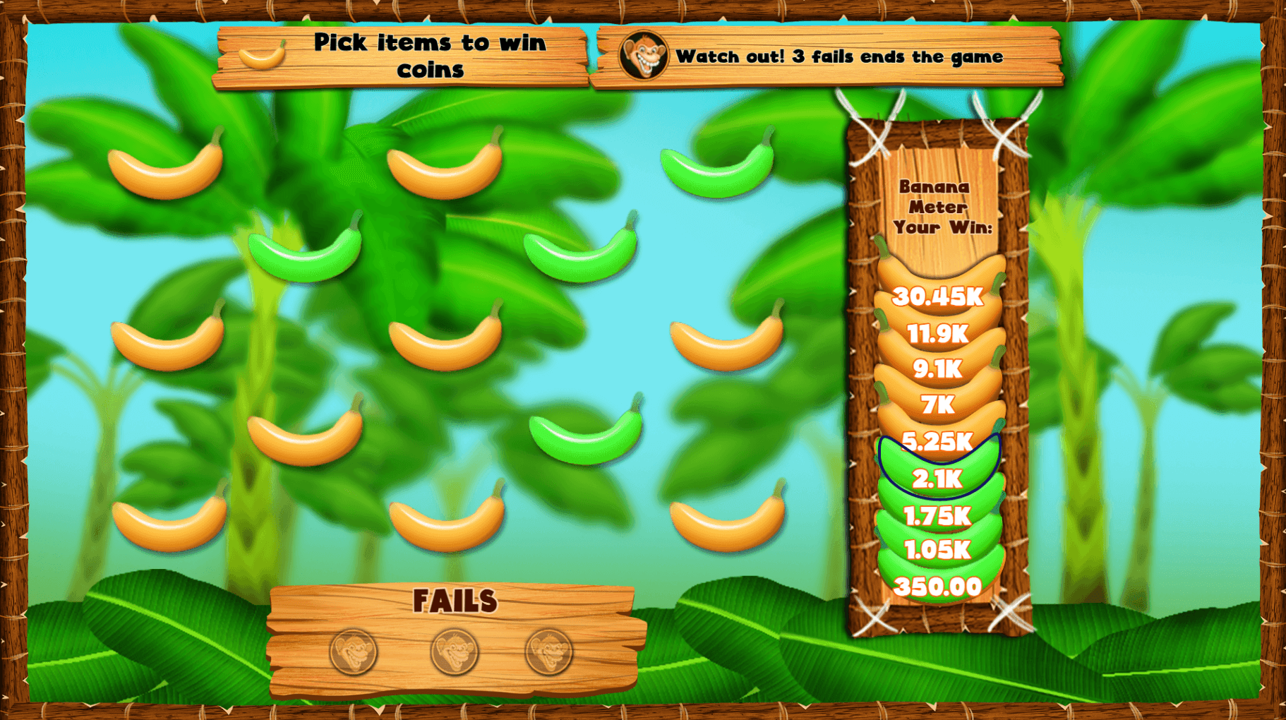 Minijogos Banana Bingo